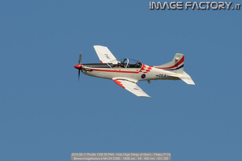 2010-09-11 Rivolto 1335 50 PAN - Krila Oluje Wings of Storm - Pilatus P-C9.jpg